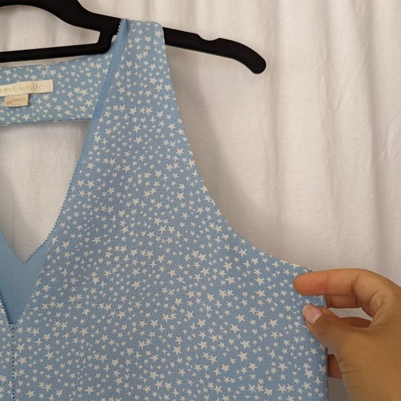 Cooper & Ella Star Print Blouse Size Extra Small - Picture 6 of 12